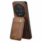 For Honor Magic6 Pro Suteni H02 Leather Wallet Stand Back Phone Case(Brown) - 3