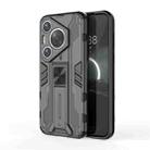 For Huawei P70 Pro Supersonic Armor PC Hybrid TPU Phone Case(Black) - 1