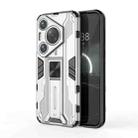 For Huawei P70 Pro Supersonic Armor PC Hybrid TPU Phone Case(Silver) - 1