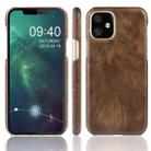 Shockproof Litchi Texture PC + PU Case For Apple iPhone 11 Pro(Brown) - 1