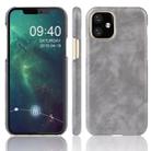 Shockproof Litchi Texture PC + PU Case For Apple iPhone 11(Gray) - 1