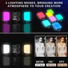 VLOGLITE W64RGB Dimmable RGB LED Pocket Fill Light 20 Modes Live Broadcast Video Light - 8