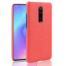 Shockproof Crocodile Texture PC + PU Case For Xiaomi Redmi K20/K20 Pro/Xiaomi Mi 9T/9T Pro(Red) - 1