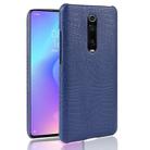 Shockproof Crocodile Texture PC + PU Case For Xiaomi Redmi K20/K20 Pro/Xiaomi Mi 9T/9T Pro(Blue) - 1