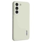 For Samsung Galaxy S25 5G ENKAY Liquid Silicone Soft Shockproof Phone Case(Beige) - 1