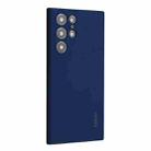 For Samsung Galaxy S25 Ultra 5G ENKAY Liquid Silicone Soft Shockproof Phone Case(Dark Blue) - 1