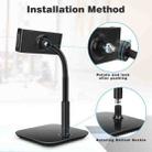 NS-06A 360 Degree Rotating Heavy Duty Base Adjustable Desktop Tablet Holder - 3