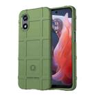 For Motorola Moto G Play 2024 Full Coverage Shockproof TPU Phone Case(Army Green) - 1