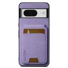 For Google Pixel 8 Suteni H02 Litchi Leather Card Wallet Stand Back Phone Case(Purple) - 1