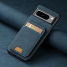 For Google Pixel 7 Suteni H02 Litchi Leather Card Wallet Stand Back Phone Case(Blue) - 2