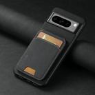 For Google Pixel 6 Suteni H02 Litchi Leather Card Wallet Stand Back Phone Case(Black) - 2
