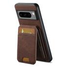 For Google Pixel 6 Suteni H02 Litchi Leather Card Wallet Stand Back Phone Case(Brown) - 3
