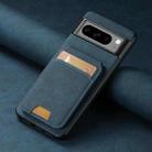 For Google Pixel 6 Suteni H02 Litchi Leather Card Wallet Stand Back Phone Case(Blue) - 2