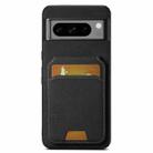 For Google Pixel 9 Pro Suteni H02 Litchi Leather Card Wallet Stand Back Phone Case(Black) - 1