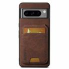 For Google Pixel 10 Pro XL Suteni H02 Litchi Leather Card Wallet Stand Back Phone Case(Brown) - 1