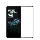 For ASUS ROG Phone 9 / 9 Pro / Zenfone 12 Ultra MOFI 9H 2.5D Full Screen Tempered Glass Film(Black) - 1