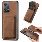 For OnePlus Nord CE2 Lite 5G Retro Leather Card Bag Magnetic Phone Case(Brown) - 1