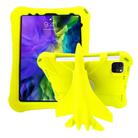 For iPad Pro 11 2020 / 2021 / 2022 360 Rotation Aircraft Holder EVA Shockproof Tablet Case(Yellow) - 1
