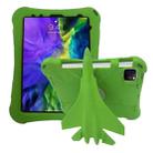 For iPad Pro 11 2018/2020/2021/2022 360 Rotation Aircraft Holder EVA Shockproof Tablet Case(Green) - 1