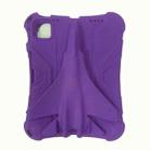 For iPad Air 11 2024 360 Rotation Aircraft Holder EVA Shockproof Tablet Case(Purple) - 2