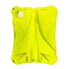 For iPad Air 11 2024 360 Rotation Aircraft Holder EVA Shockproof Tablet Case(Yellow) - 2