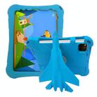 For iPad Pro 11 2024 360 Rotation Aircraft Holder EVA Shockproof Tablet Case(Blue) - 1