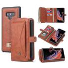 For Samsung Galaxy Note9 Multi-functional Zipper Wallet Leather Phone Case(Orange) - 1