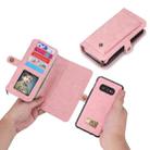 For Samsung Galaxy S10e Multi-functional Zipper Wallet Leather Phone Case(Pink) - 4