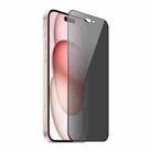For iPhone 15 ENKAY Hat-Prince 360 Degree Anti-peeping Privacy Full Screen Tempered Glass Film - 1