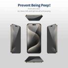 For iPhone 15 Pro 2pcs ENKAY Hat-Prince 360 Degree Anti-peeping Privacy Full Screen Tempered Glass Film - 2