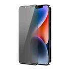 For iPhone 14 2pcs ENKAY Hat-Prince 360 Degree Anti-peeping Privacy Full Screen Tempered Glass Film - 1