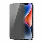 For iPhone 14 5pcs ENKAY Hat-Prince 360 Degree Anti-peeping Privacy Full Screen Tempered Glass Film - 1