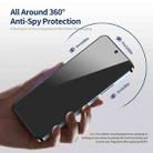 For iPhone 14 5pcs ENKAY Hat-Prince 360 Degree Anti-peeping Privacy Full Screen Tempered Glass Film - 3