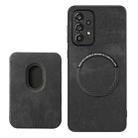 For Samsung Galaxy A71 5G Retro Leather Card Bag Magnetic Phone Case(Black) - 3