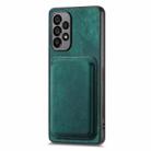 For Samsung Galaxy S10+ Retro Leather Card Bag Magnetic Phone Case(Green) - 2