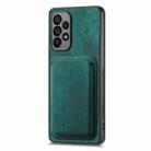 For Samsung Galaxy A41 Retro Leather Card Bag Magnetic Phone Case(Green) - 2