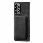 For Samsung Galaxy A72 5G Retro Leather Card Bag Magnetic Phone Case(Black) - 2