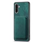 For Samsung Galaxy A36 Retro Leather Card Bag Magnetic Phone Case(Green) - 2