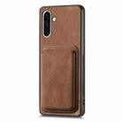 For Samsung Galaxy A26 5G Retro Leather Card Bag Magnetic Phone Case(Brown) - 2
