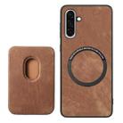 For Samsung Galaxy A26 5G Retro Leather Card Bag Magnetic Phone Case(Brown) - 3
