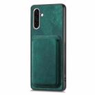 For Samsung Galaxy A26 5G Retro Leather Card Bag Magnetic Phone Case(Green) - 2