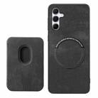 For Samsung Galaxy A55 5G Retro Leather Card Bag Magnetic Phone Case(Black) - 3