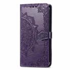 For TCL 40 NXTpaper 4G Mandala Flower Embossed Leather Phone Case(Purple) - 2