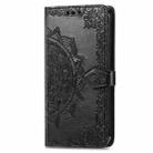 For TCL 40 NXTpaper 4G Mandala Flower Embossed Leather Phone Case(Black) - 2