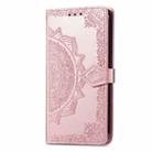 For TCL 40 XE Mandala Flower Embossed Leather Phone Case(Rose Gold) - 2