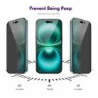 For iPhone 16 Plus ENKAY Easy Install Anti-peeping Privacy Full Screen Tempered Glass Film - 3