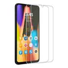 For Xiaomi Redmi 13R 5G 2pcs ENKAY 9H Big Arc Edge High Aluminum-silicon Tempered Glass Film - 1