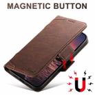 For iPhone 16 SUTENI J07 Multifunctional Horizontal Flip Magsafe Leather Phone Case(Brown) - 2