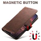 For iPhone 16 Pro Max SUTENI J07 Multifunctional Horizontal Flip Magsafe Leather Phone Case(Brown) - 2