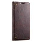 For Samsug Galaxy S24 Ultra 5G Suteni Baroque Calf Texture Buckle Wallet Leather Phone Case(Brown) - 3